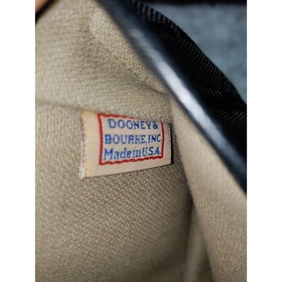 Dooney And Bourke Monogram Logo Canvas Crossbody Bag Gray Small - Picture 9 of 13